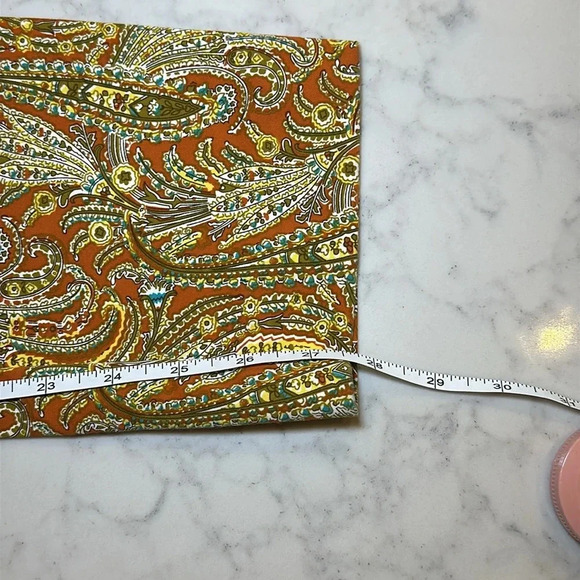 Cartonnier by Anthropologie Persimmon Paisley Cropped Pants Size 2 - Picture 8 of 10